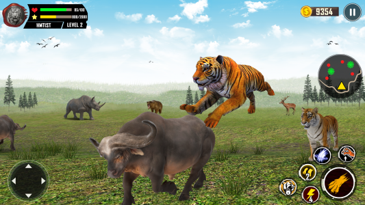 اسکرین شات بازی Wild Tiger Simulator 3D Games 5
