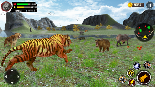 اسکرین شات بازی Wild Tiger Simulator 3D Games 3