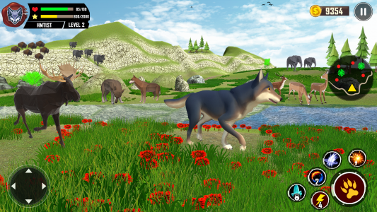 اسکرین شات بازی Wolf Simulator Wild Animals 3D 5