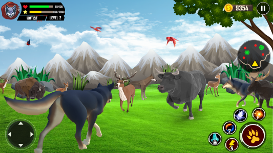 اسکرین شات بازی Wolf Simulator Wild Animals 3D 2