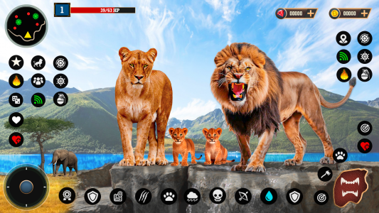 اسکرین شات بازی Lion Simulator Animal Games 3d 3