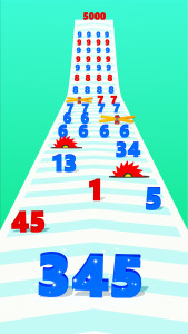اسکرین شات 3 بازی Numbers Madness Run Merge Game
