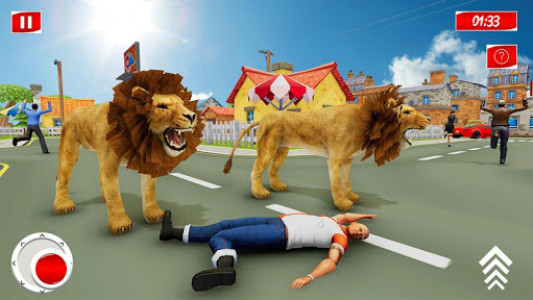 اسکرین شات برنامه Wild Angry Lion Adventure 2020 4