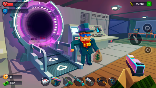 اسکرین شات 1 بازی Pixel Combat: Zombies Strike