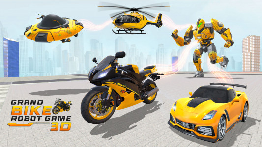 اسکرین شات برنامه Bike Robot Shooting: War Games 4