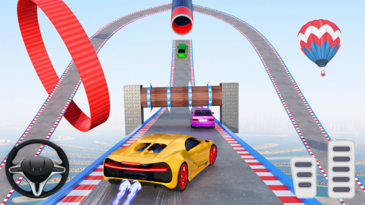 اسکرین شات 2 بازی Impossible High Speed Car Race