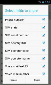 اسکرین شات برنامه SIM Card 2