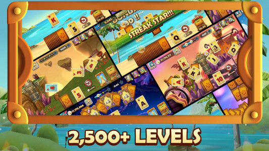 اسکرین شات 2 بازی Tiki Solitaire TriPeaks