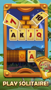 اسکرین شات بازی Tiki Solitaire TriPeaks 1