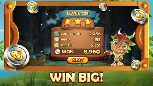 اسکرین شات 4 بازی Tiki Solitaire TriPeaks