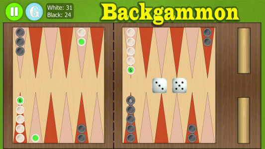 اسکرین شات بازی Backgammon 1