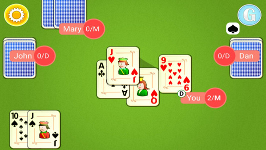 اسکرین شات 3 بازی Euchre Mobile