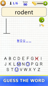اسکرین شات 4 بازی Hangman - Word Game
