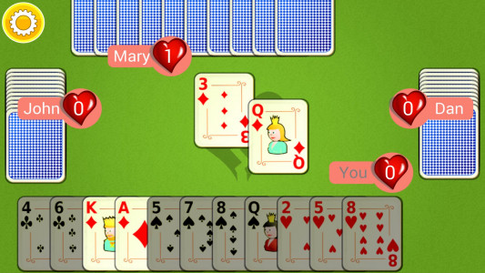 اسکرین شات 7 بازی Hearts Mobile