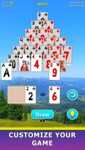 اسکرین شات بازی Pyramid Solitaire Mobile 3
