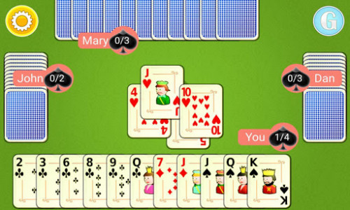 اسکرین شات بازی Spades Mobile 4