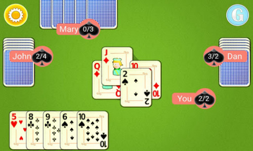 اسکرین شات بازی Spades Mobile 2