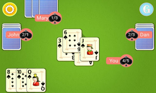 اسکرین شات بازی Spades Mobile 7