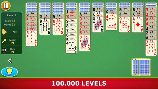 اسکرین شات بازی Spider Solitaire Mobile 5