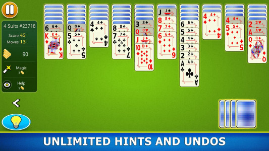 اسکرین شات بازی Spider Solitaire Mobile 4