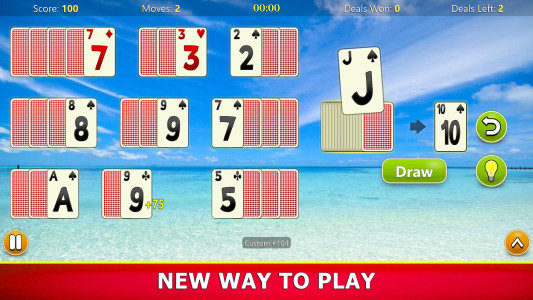 اسکرین شات 4 بازی TriPeaks Solitaire Mobile