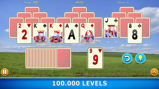 اسکرین شات بازی TriPeaks Solitaire Mobile 6