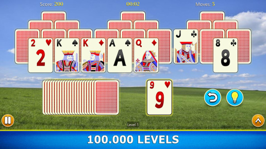 اسکرین شات 6 بازی TriPeaks Solitaire Mobile