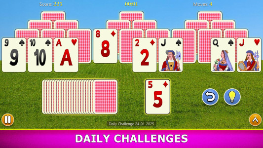 اسکرین شات 5 بازی TriPeaks Solitaire Mobile