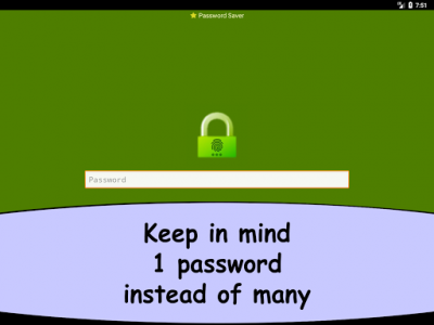 اسکرین شات برنامه Password Saver - simple and secure 6