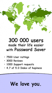 اسکرین شات برنامه Password Saver - simple and secure 5