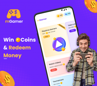 اسکرین شات برنامه mGamer – Earn Money, Gift Card 1