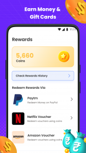 اسکرین شات برنامه mGamer – Earn Money, Gift Card 2