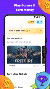 اسکرین شات برنامه mGamer – Earn Money, Gift Card 3