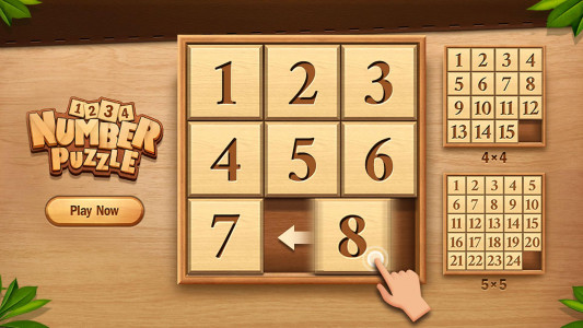 اسکرین شات بازی Number Puzzle - Sliding Puzzle 6