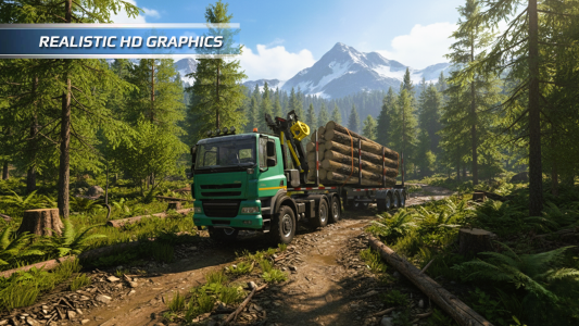 اسکرین شات 3 بازی Euro Wood Cargo Simulator 3D