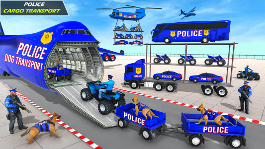 اسکرین شات بازی Police Vehicle Transport Truck 1