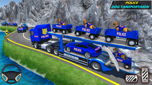 اسکرین شات بازی Police Vehicle Transport Truck 4