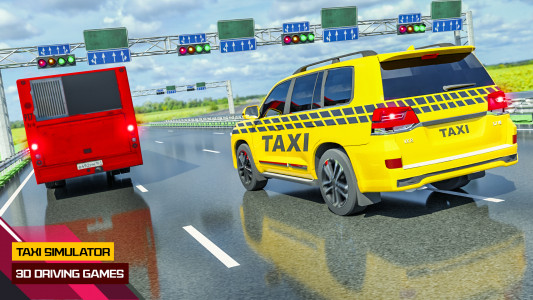 اسکرین شات بازی Taxi Games: City Car Driving 2
