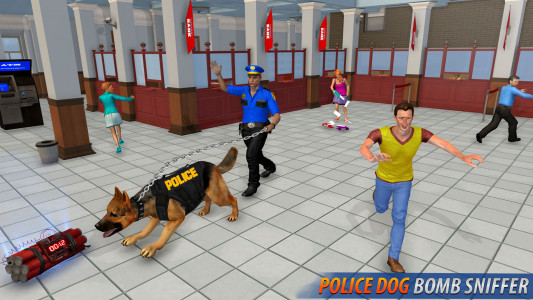 اسکرین شات برنامه US Police Dog Bank Crime Chase 6