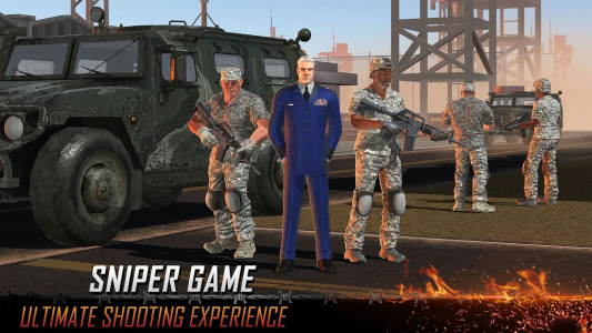 اسکرین شات بازی Army Sniper Gun Games Offline 2