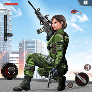 اسکرین شات بازی Army Sniper Gun Games Offline 1