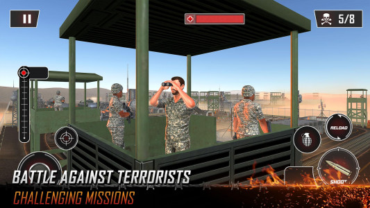 اسکرین شات بازی Army Sniper Gun Games Offline 3
