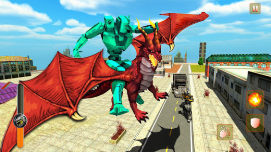 اسکرین شات برنامه Monster Dragon Superhero Transform Robot 8