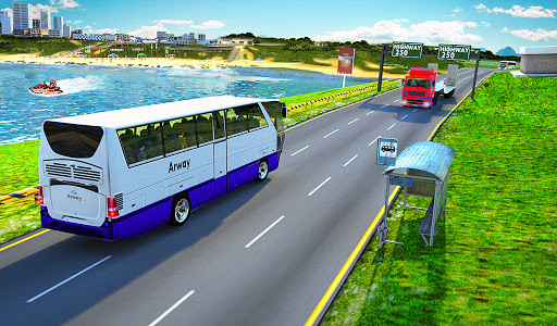اسکرین شات برنامه City Bus Simulator : Coach Driving Games 7