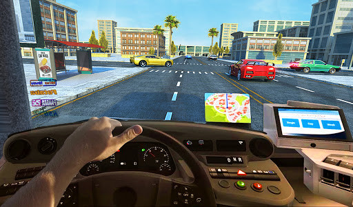 اسکرین شات برنامه City Bus Simulator : Coach Driving Games 6