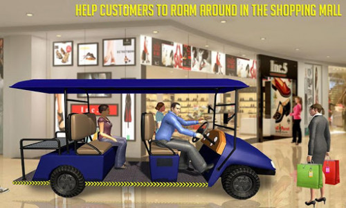 اسکرین شات بازی Shopping Mall Easy Taxi Driver Car Simulator Games 3