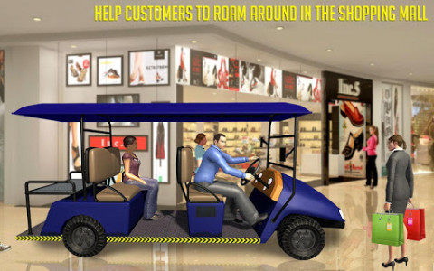 اسکرین شات بازی Shopping Mall Easy Taxi Driver Car Simulator Games 8