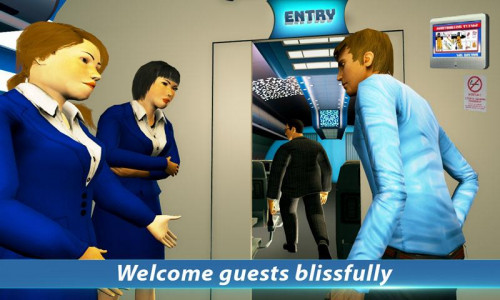 اسکرین شات بازی Airhostess Flight Pilot 3D Sim 1