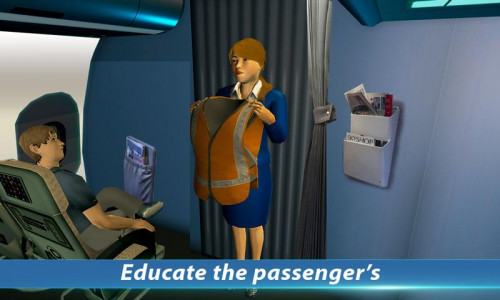 اسکرین شات بازی Airhostess Flight Pilot 3D Sim 4