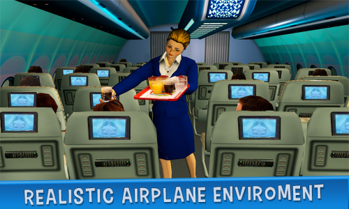اسکرین شات بازی Airhostess Flight Pilot 3D Sim 4